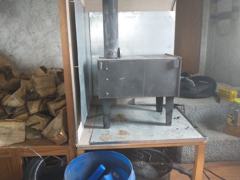 Converting a cheap Guide Gear wood stove to a secondary combustion